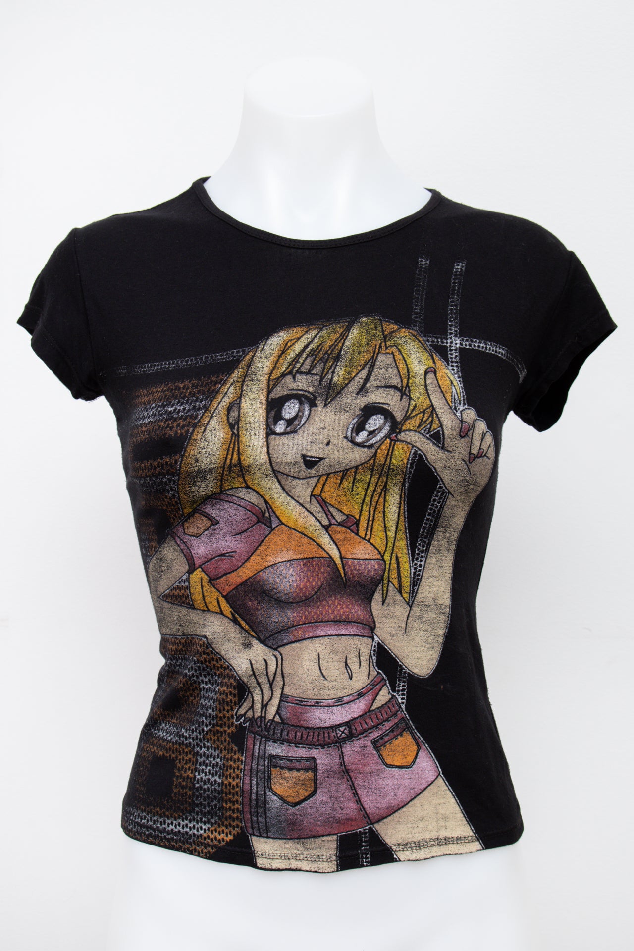 #64 T-shirt Black | c. 198 | Size 6/8