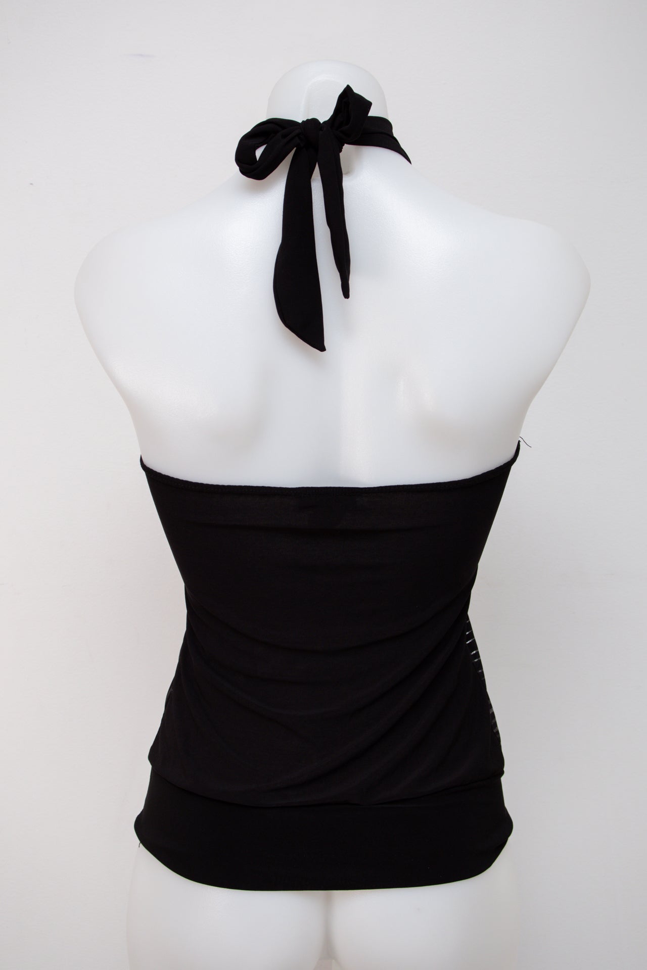 #038 Celine By Champion Halter Top Black | c. 199 | Size 8