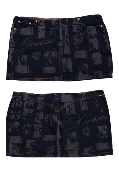 #153 Guess Jeans Mini Skirt Blue | c. 207 | Size 10