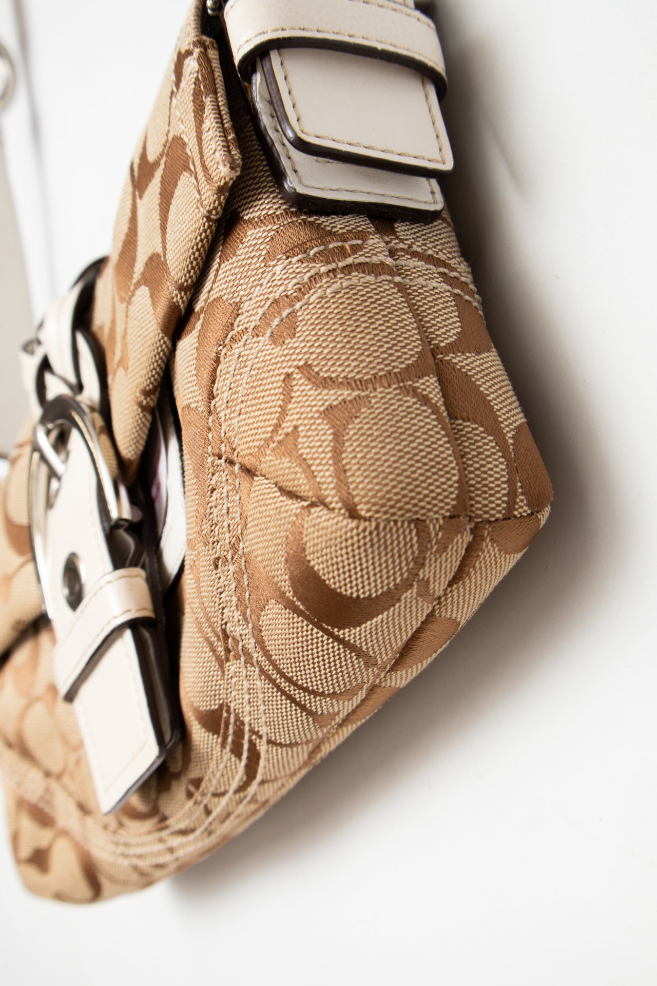 #162 Coach Shoulder Bag Brown | c. 187 | Size