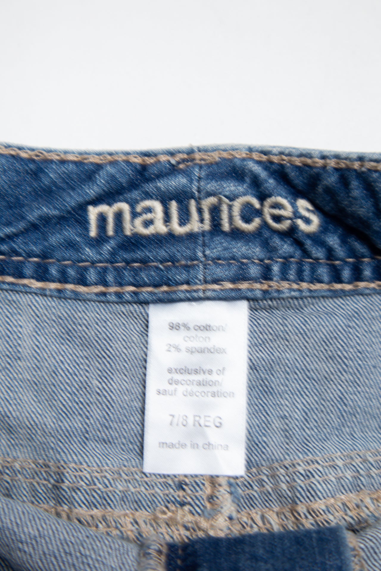 #185 Maurice's Mini Skirt Blue | c. 199 | Size 8