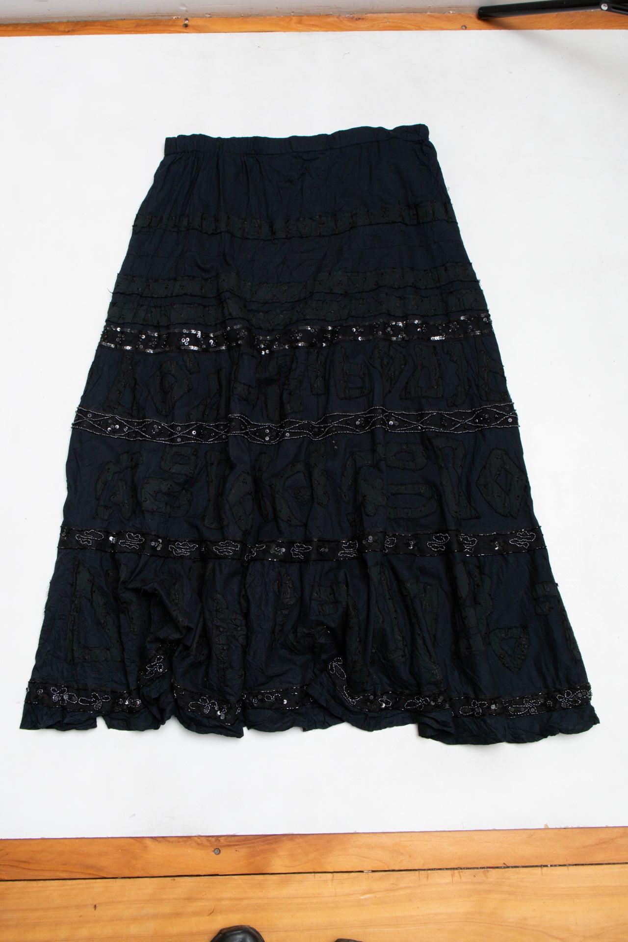 #177 Chico's Skirt Black | c. 198 | Size 10/12
