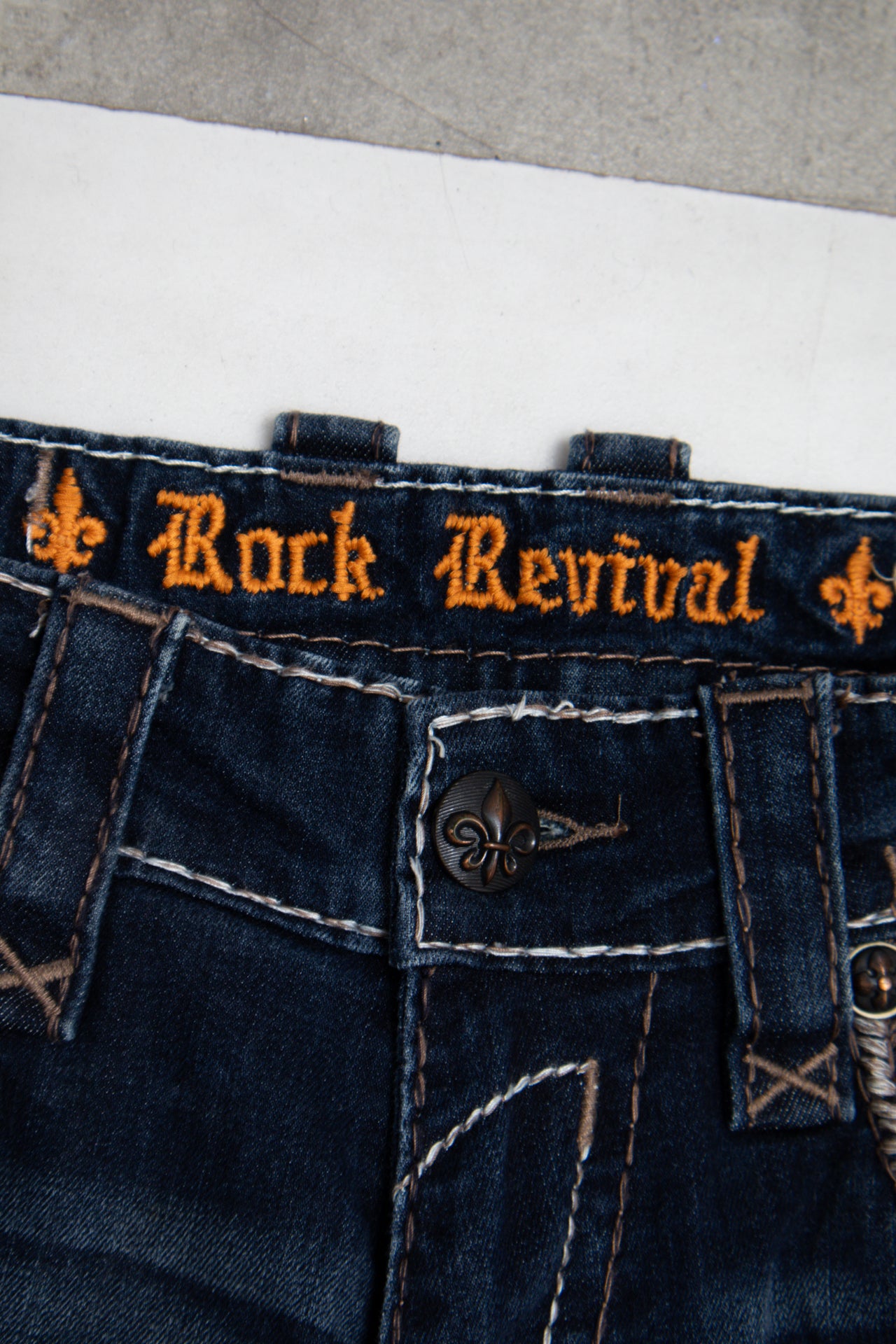 #182 Rock Revival Jeans Blue | c. 195 | Size 4\\14