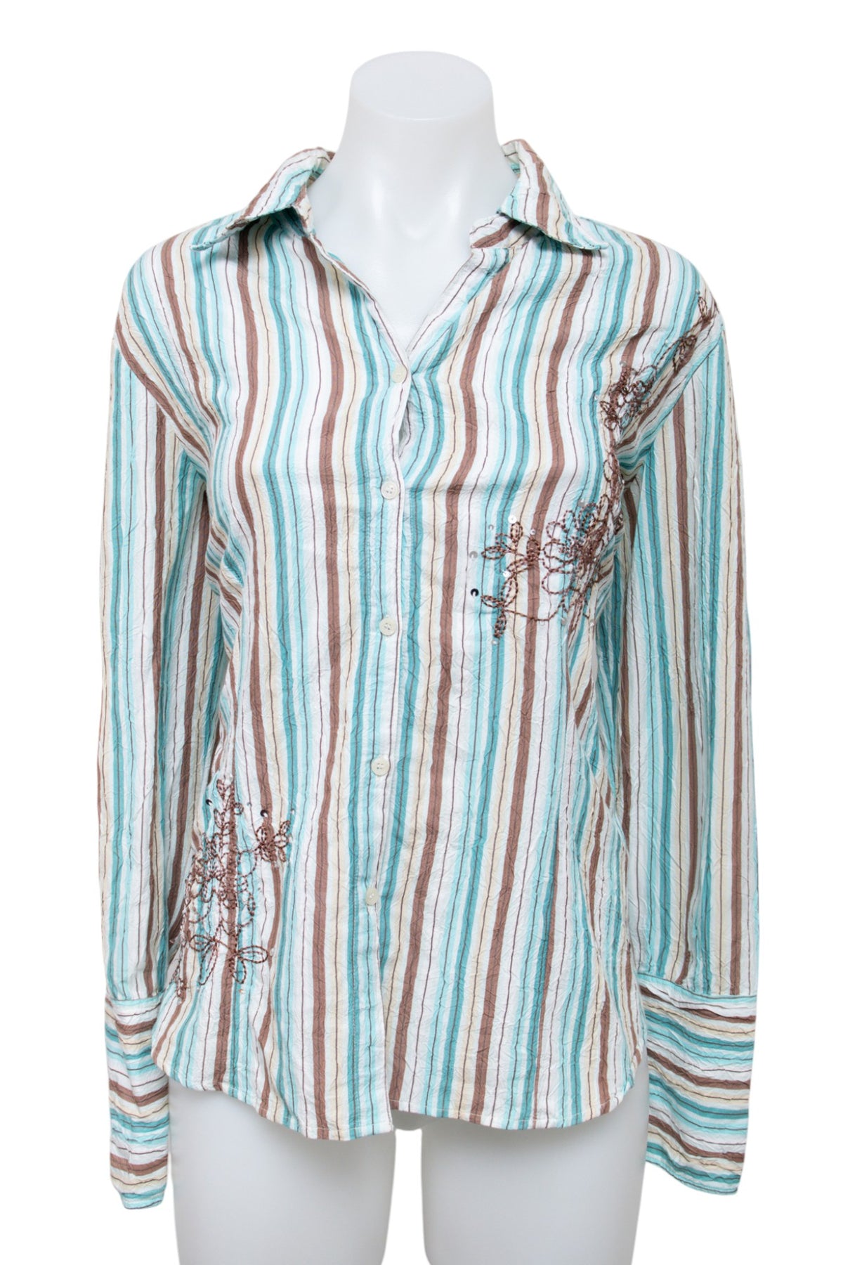 #048 Point Zero Long Sleeve Blue | c. 209 | Size 12