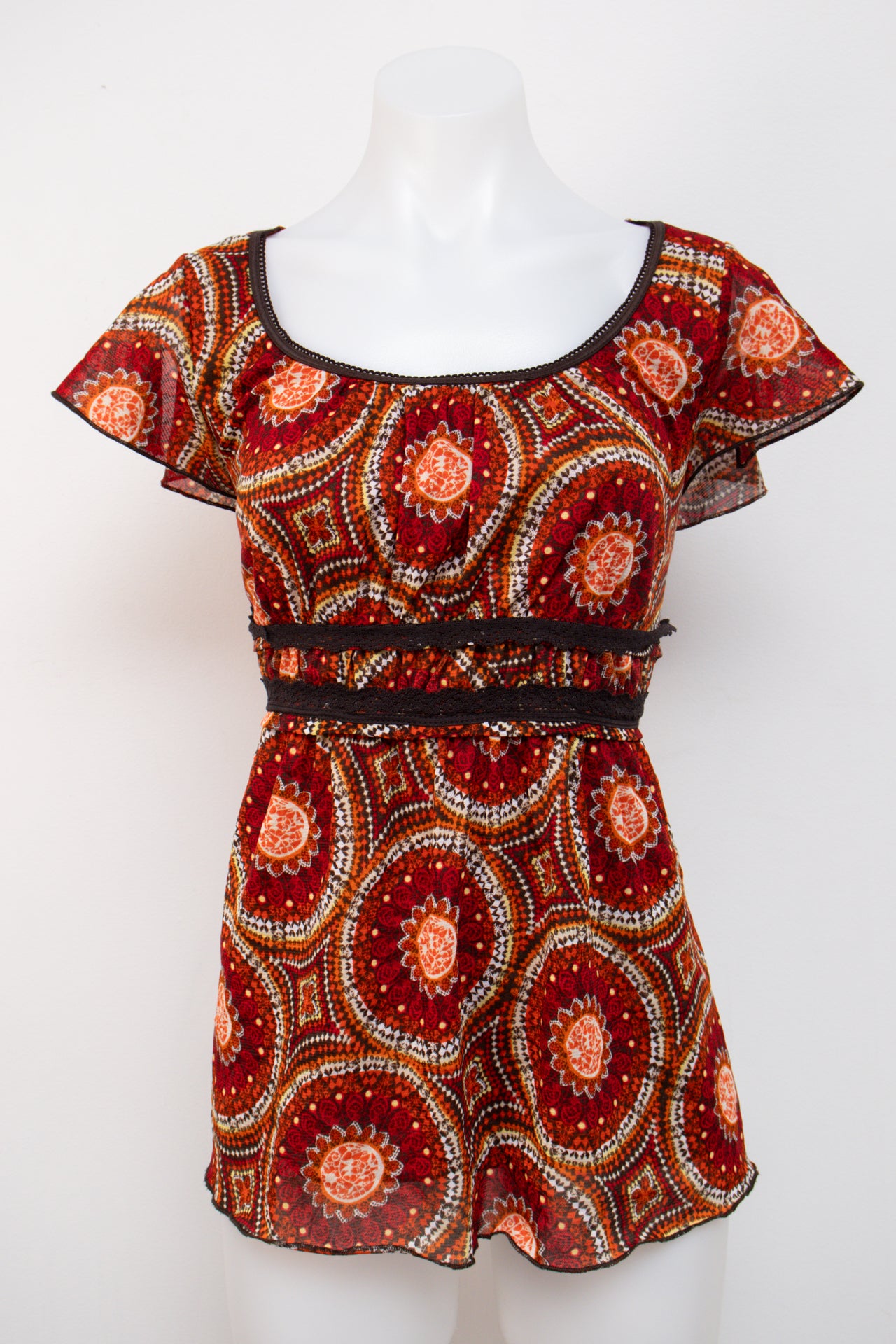 #095 Ab Studio Camisole Top Red | c. | Size 12