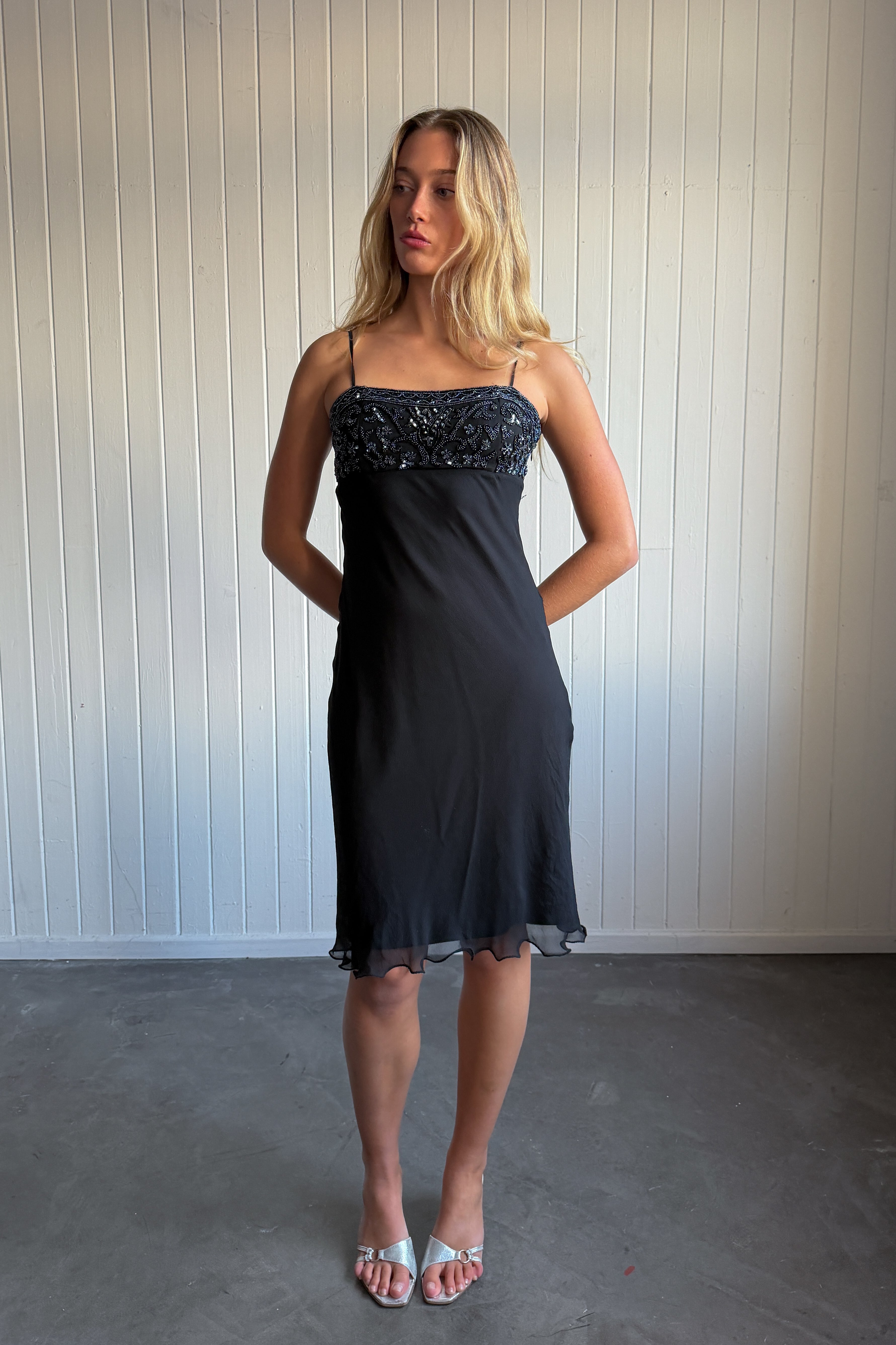 #184 Steivay Gown Black | c. 208 | Size 10