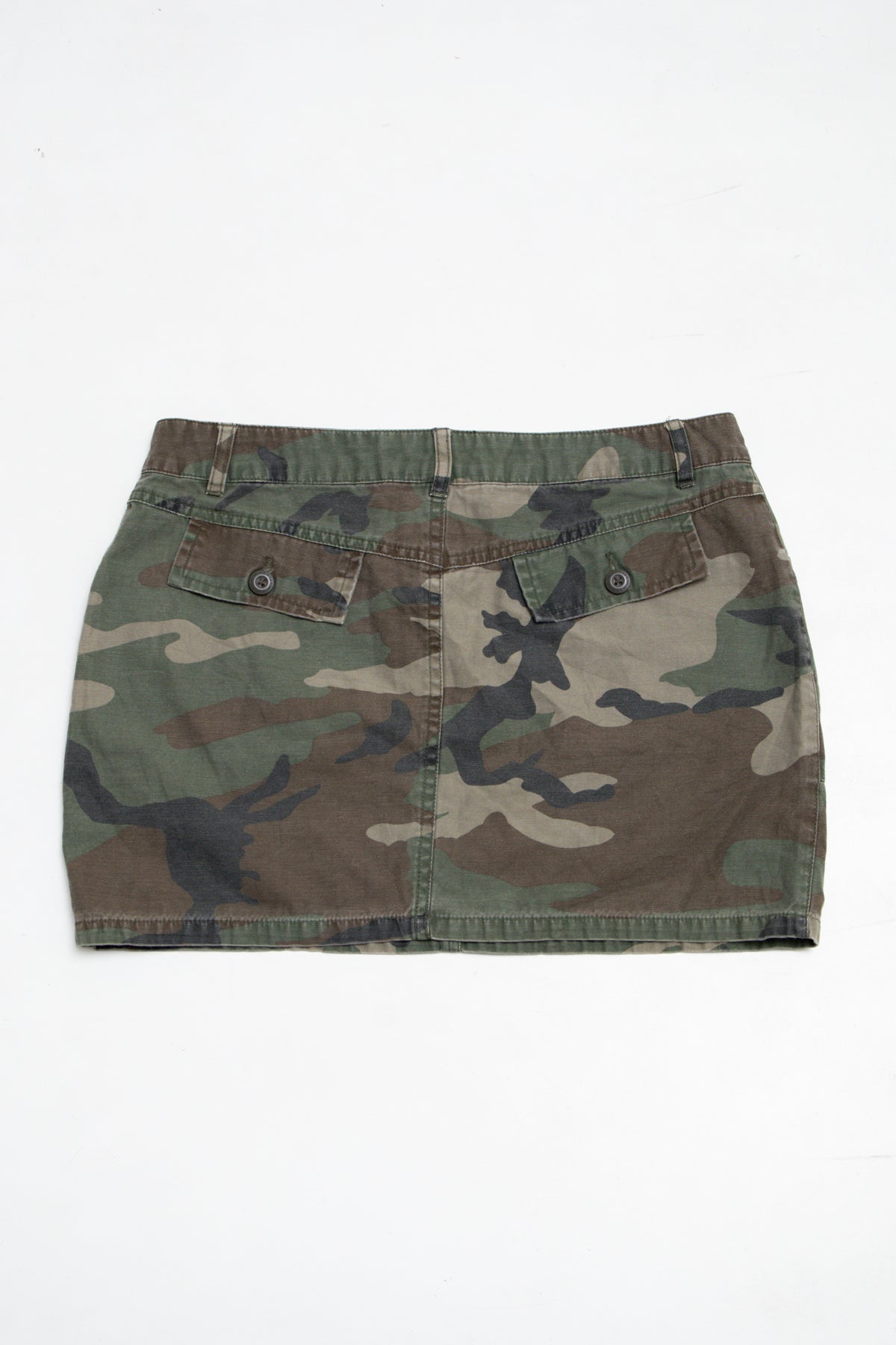 #148 U.S. Surplus Mini Skirt Green | c. 209 | Size 10