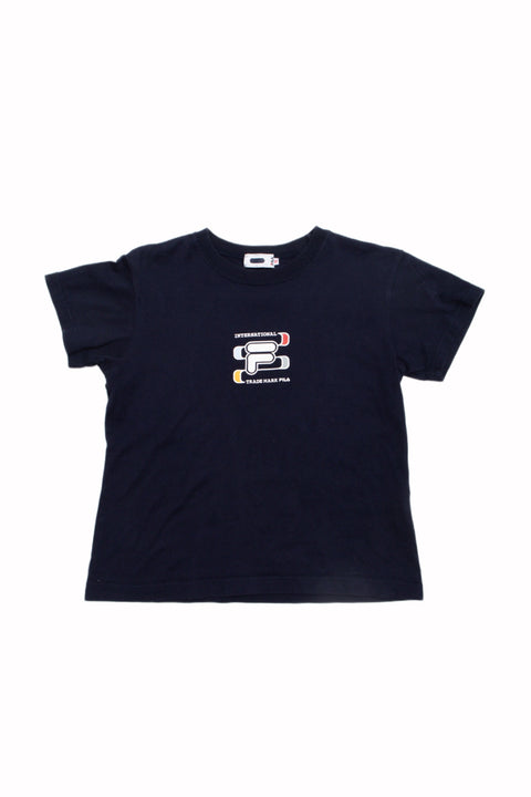 #45 Fila Navy Tee | Baby Tees & Gowns | Size 10