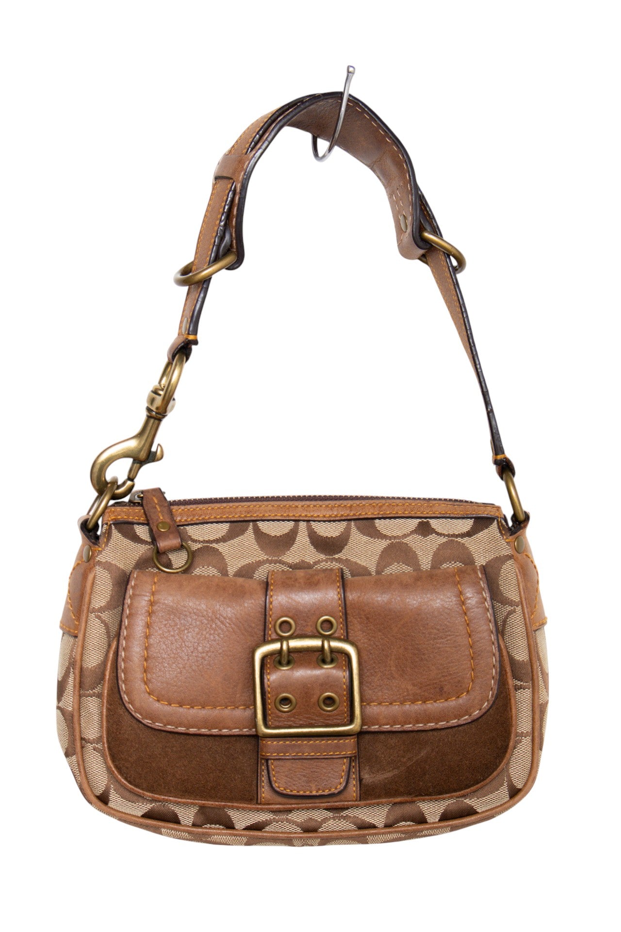 #151 Coach Shoulder Bag Brown | c. 187 | Size