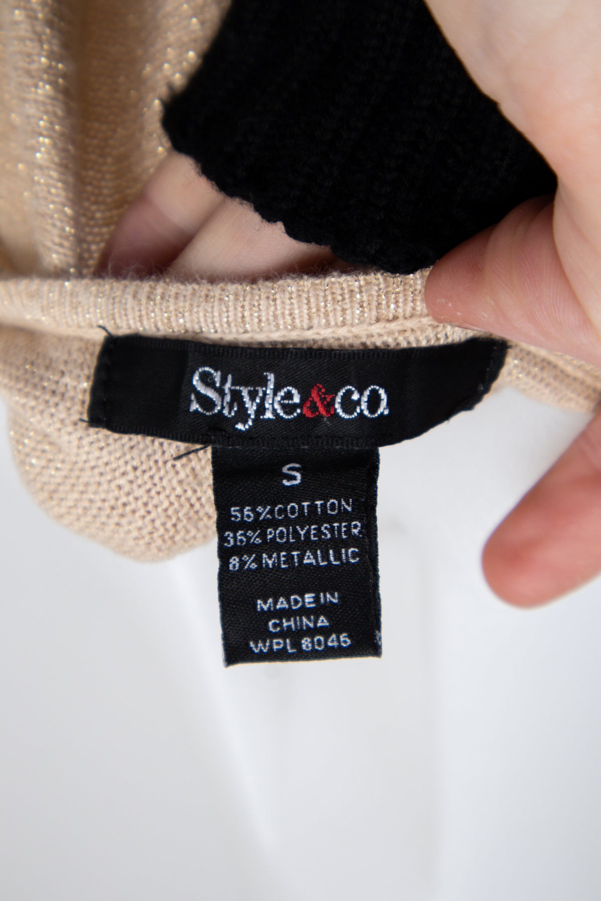 #094 Style & Co. T-shirt Beige | c. 207 | Size 8