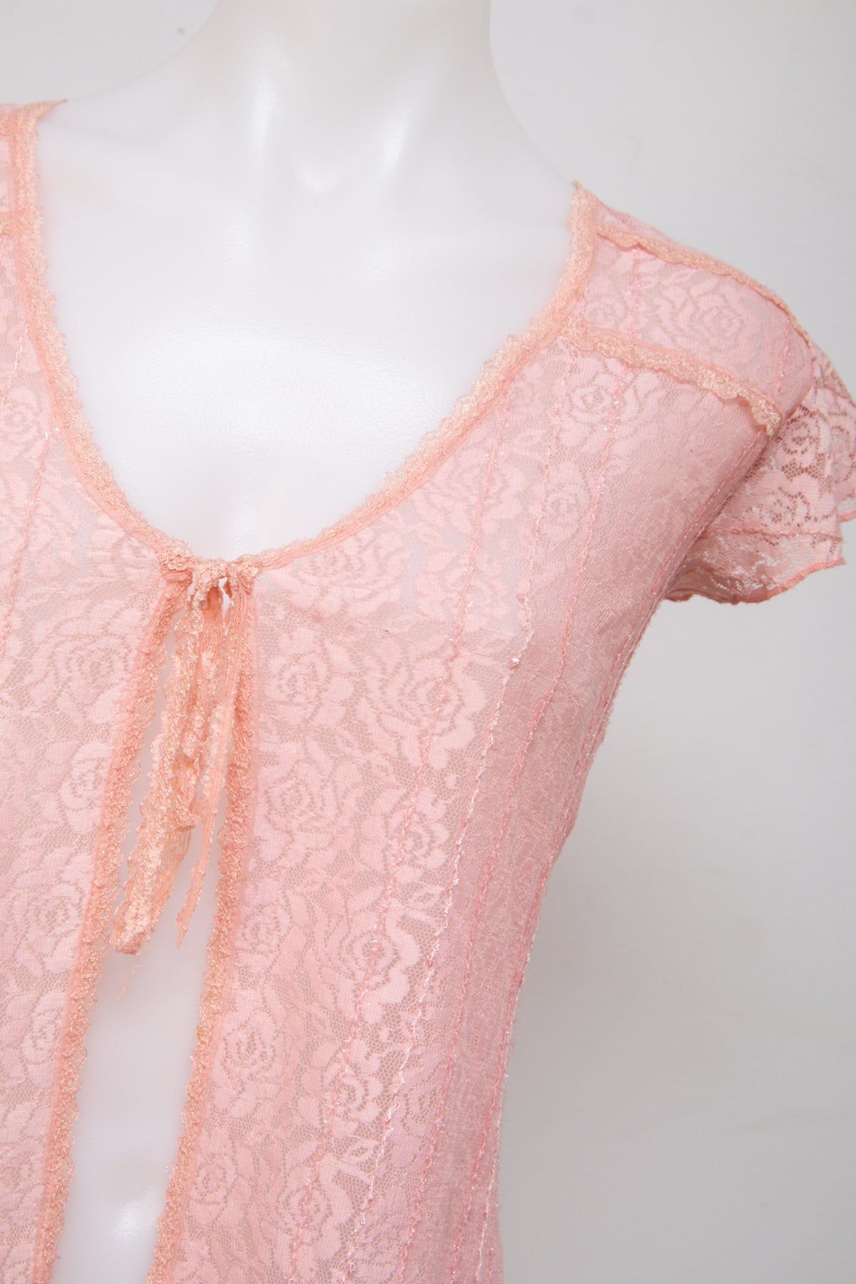 #065 Marianne Short Sleeve Pink | c. 209 | Size 12