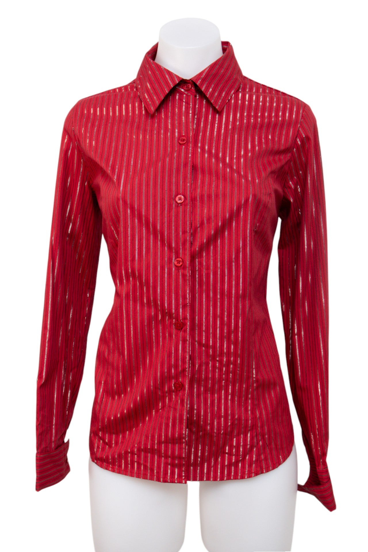 #045 Jaclyn Smith T-shirt Red | c. | Size 10