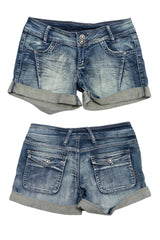 #189 Sport Booty Short Blue | c. 209 | Size 8