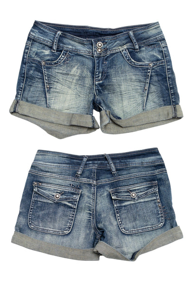 #189 Sport Booty Short Blue | c. 209 | Size 8
