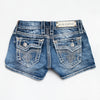 #156 Rock Revival Shorts Blue | c. 198 | Size 4