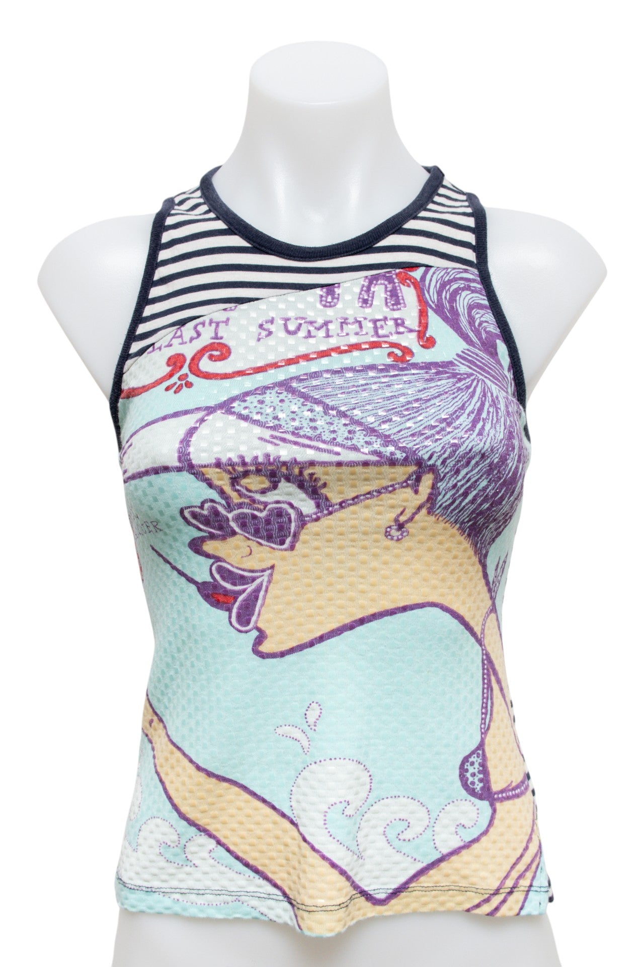 #92 Custo Barcelona Tank Top White | c. 188 | Size 8