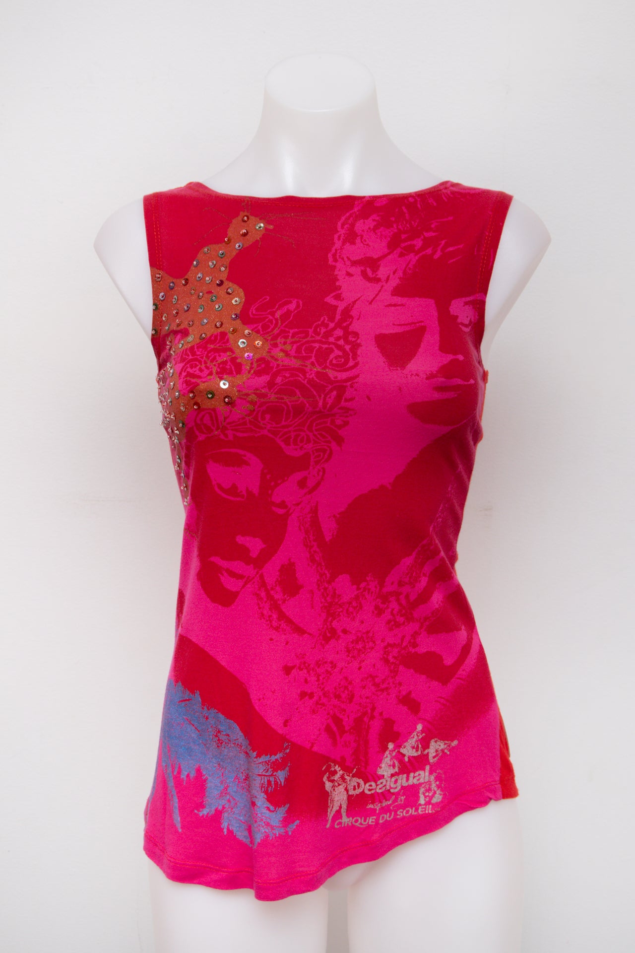 #39 Desigual Tank Top Red | c. 195 | Size 8