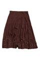 #097 Crown of Hearts Skirt Brown | c. 203 | Size 14
