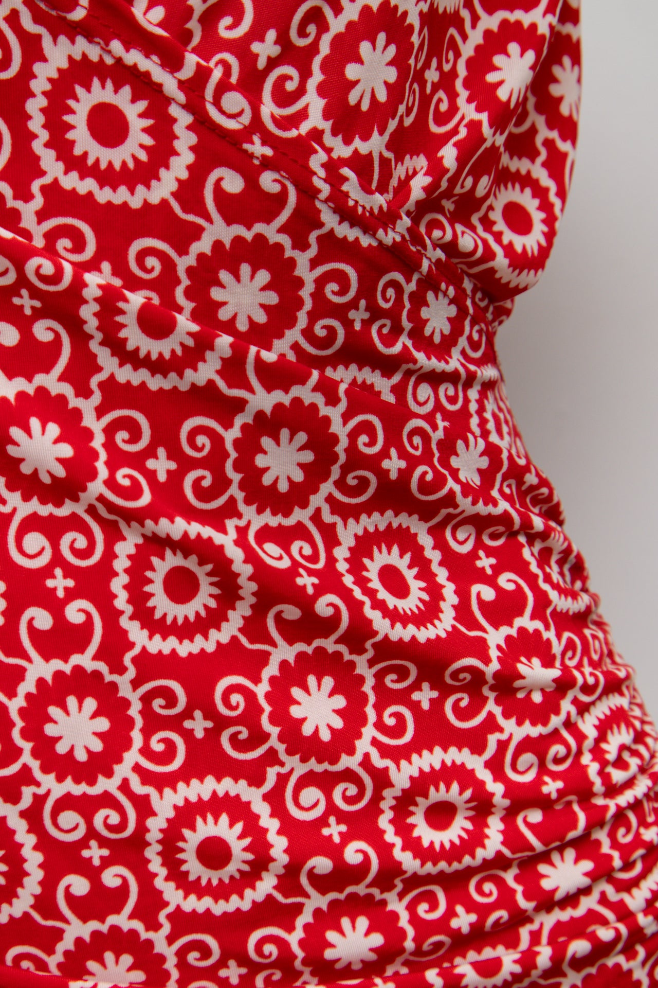 #57 Blossom Halter Top Red | c. 184 | Size 10
