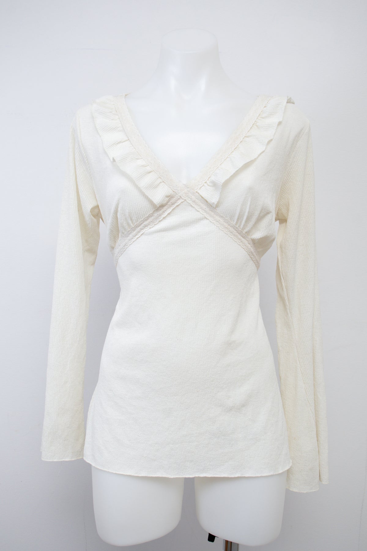 #045 No Boundaries Stretch Camisole Top White | c. 207 | Size 12