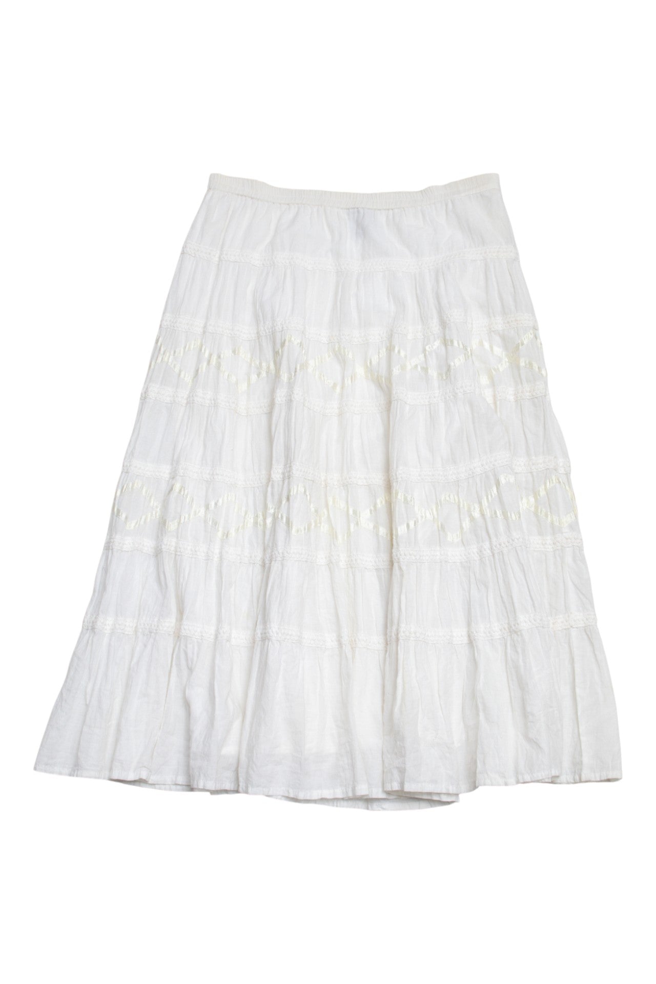 #114 New Directions Skirt White | c. 200 | Size 8