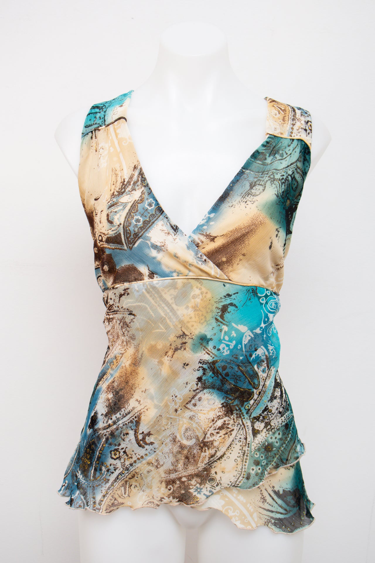 #055 Dressbarn Cami Top Blue | c. 202 | Size 12/14