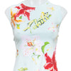 #63 Hawaii T-shirt Trend Tank Top Blue | c. 193 | Size 10