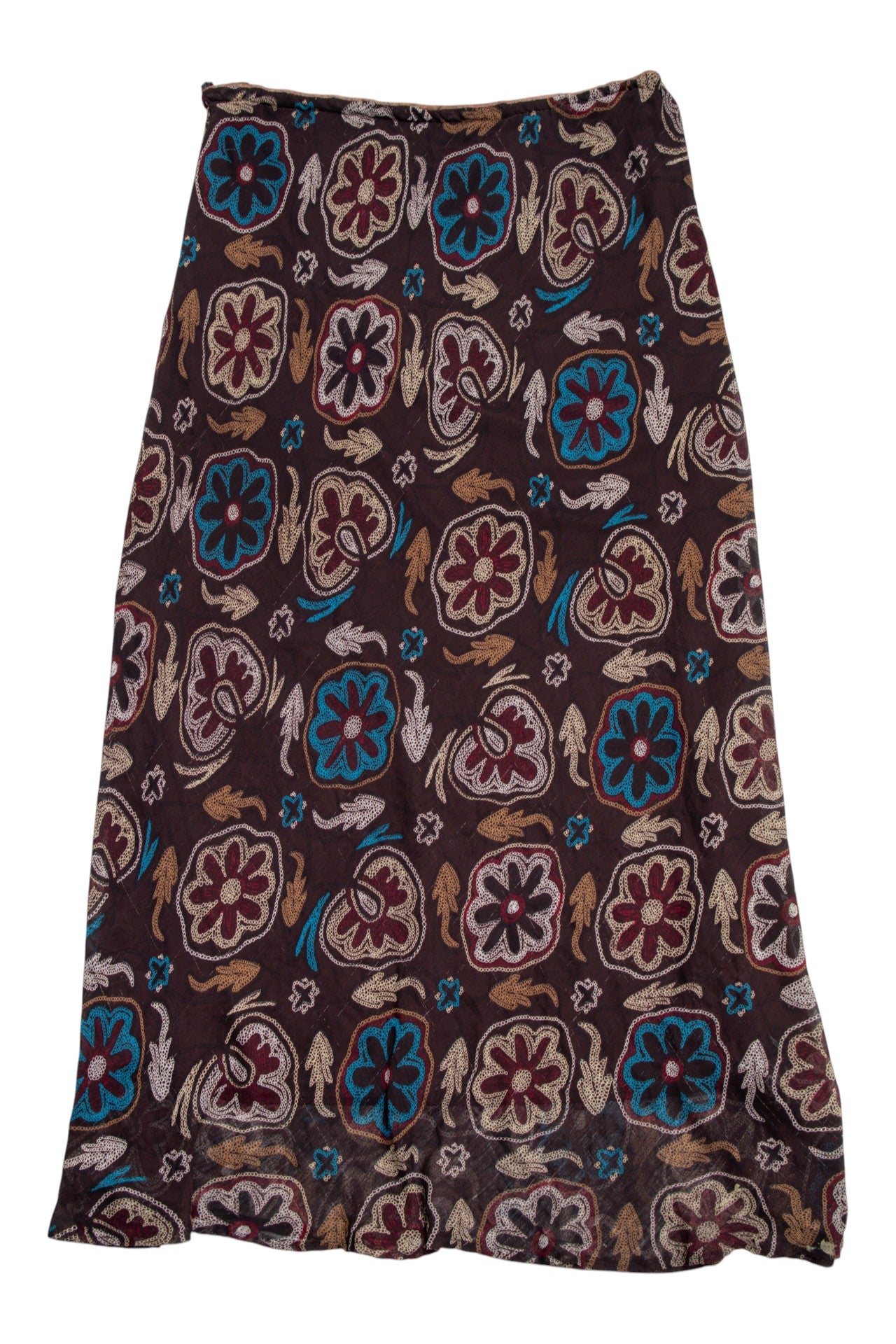 #096 Cyndy Long Skirt Brown | c. 213 | Size 10
