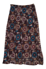 #096 Cyndy Long Skirt Brown | c. 214 | Size 10