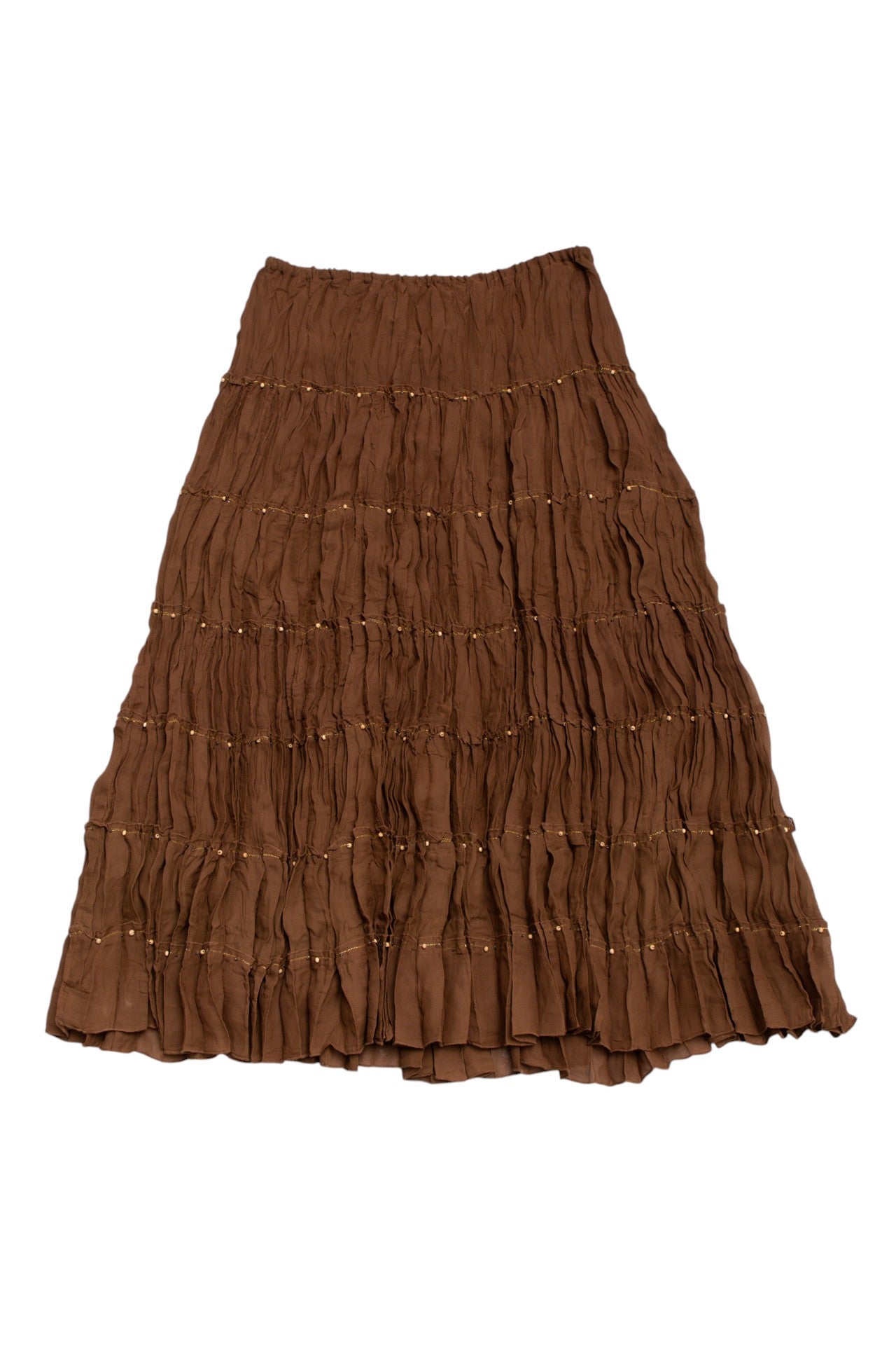 #112 Allison Taylor Skirt Brown | c. 193 | Size 10