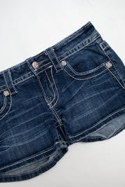 #088 Miss Me Booty Short Blue | c. 213 | Size 6