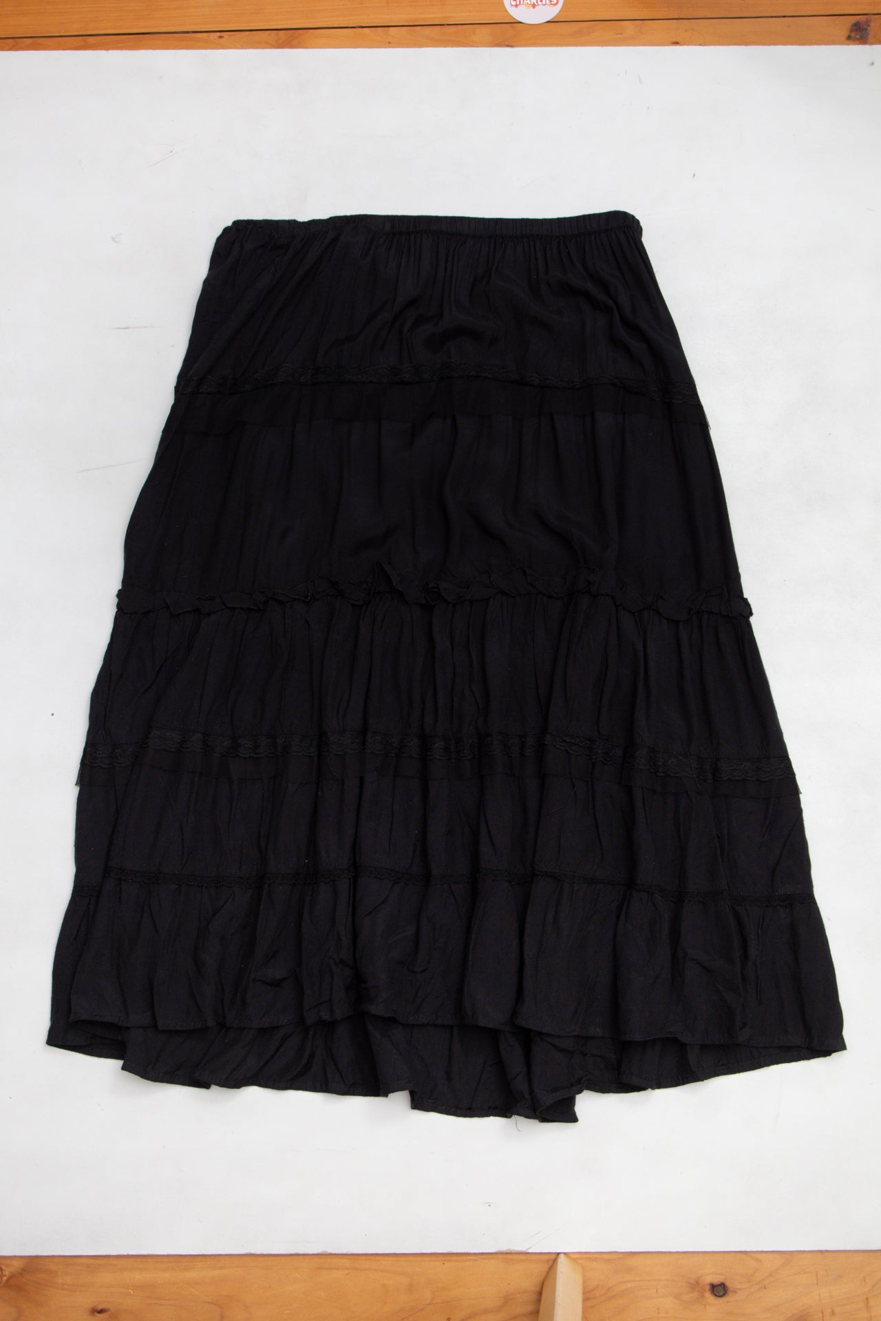 #110 White Stag Skirt Black | c. 186 | Size 14