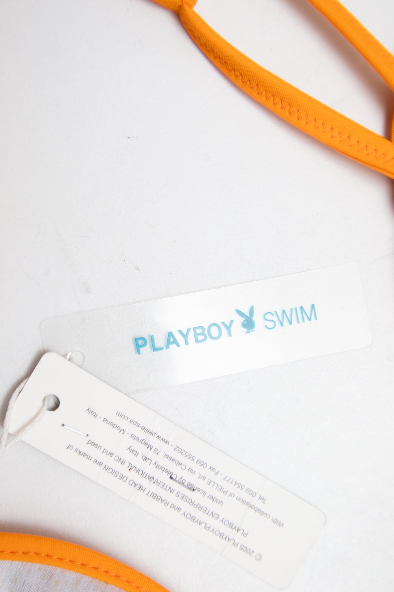 #098 Playboy Swim Bikini Orange | c. 202 | Size 8