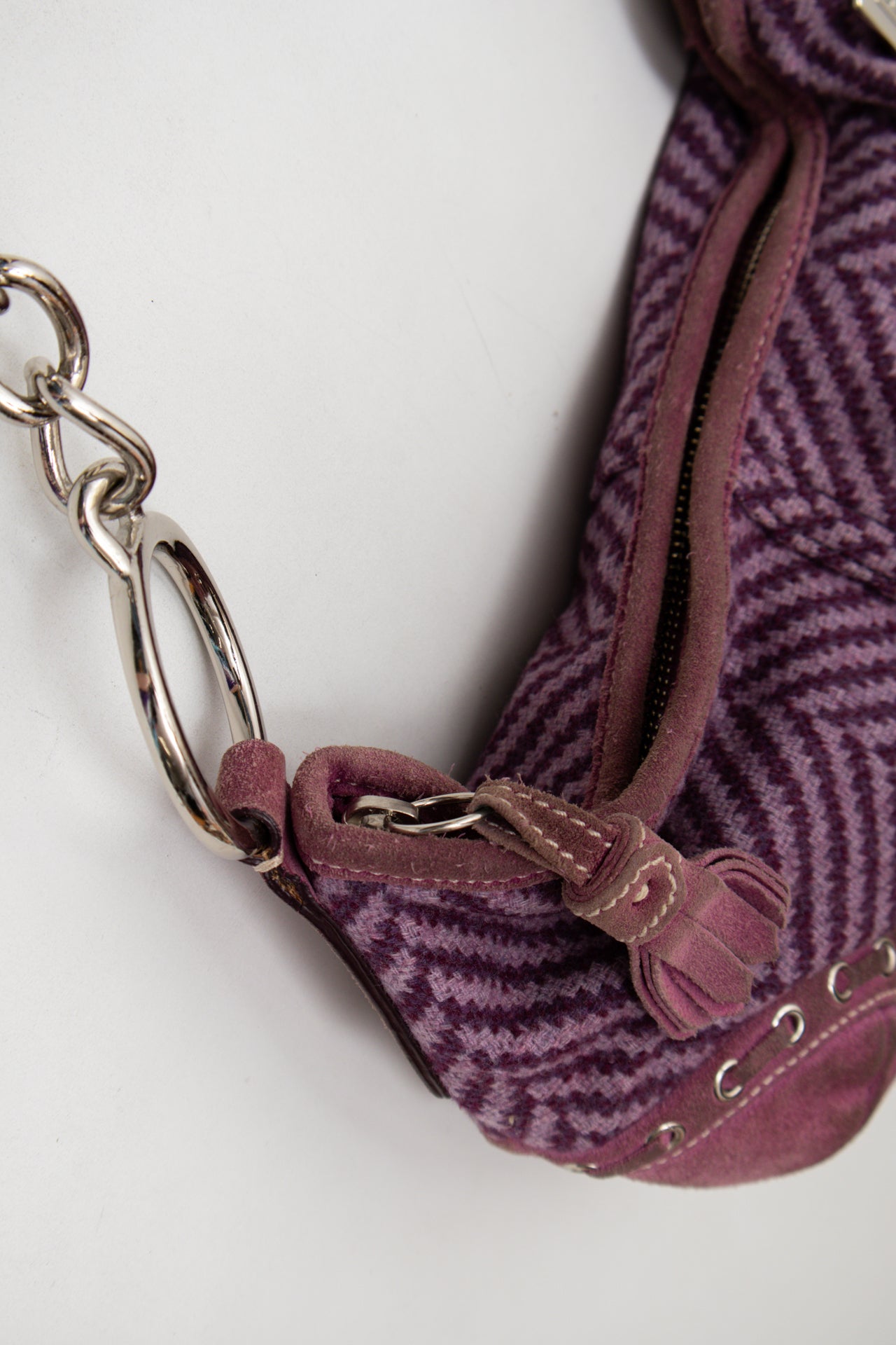 #175 Coach Shoulder Bag Purple | c. 187 | Size