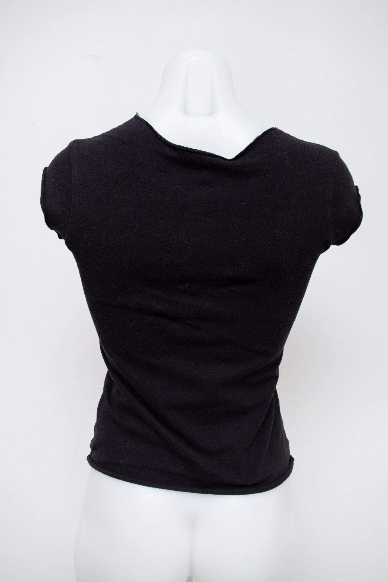 #94 Elite Models Fashion T-shirt Black | c. 196 | Size 6