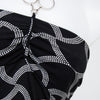 #044 Self Esteem Halter Top Black | c. 207 | Size 8