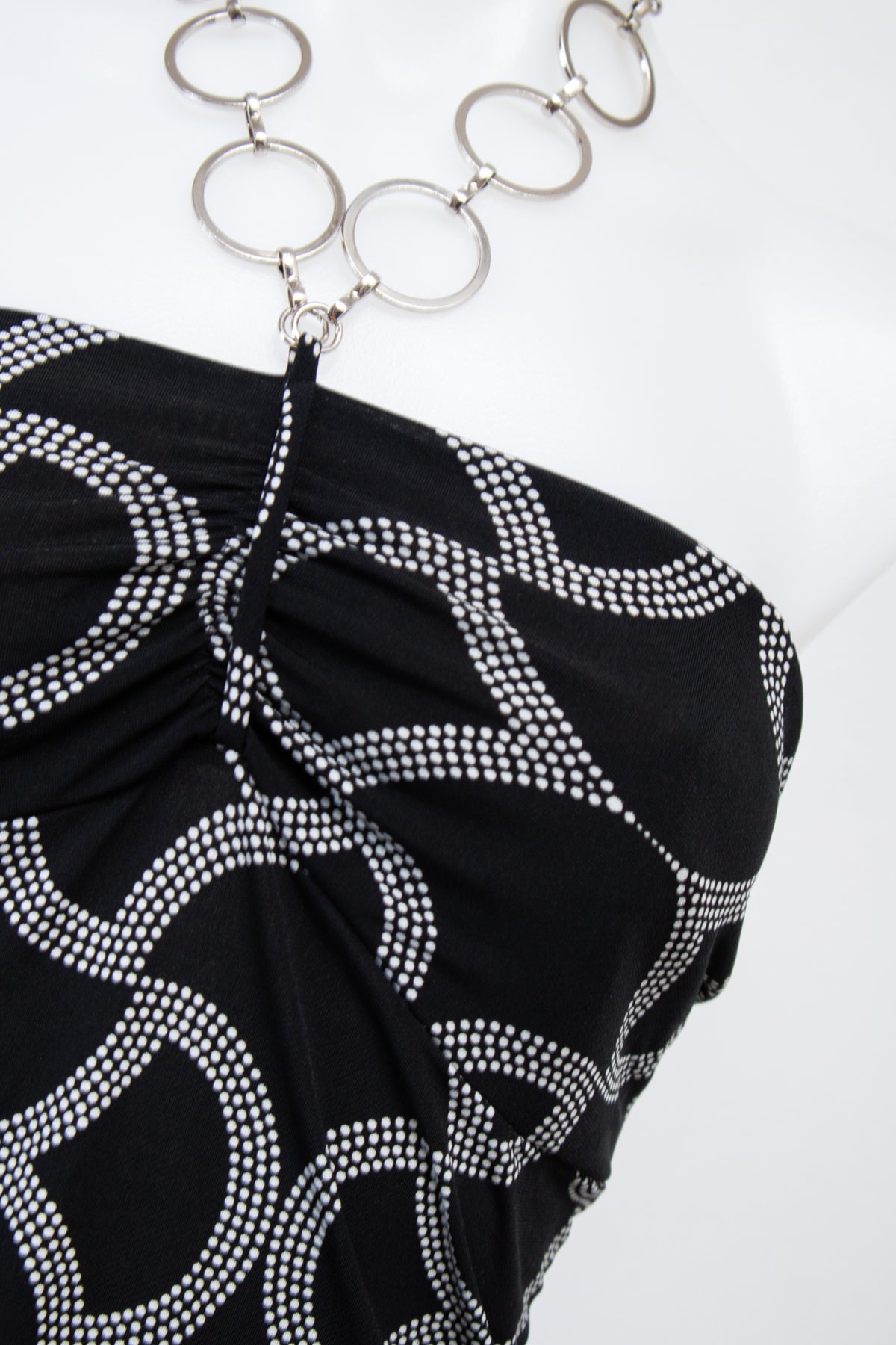#044 Self Esteem Halter Top Black | c. 207 | Size 8