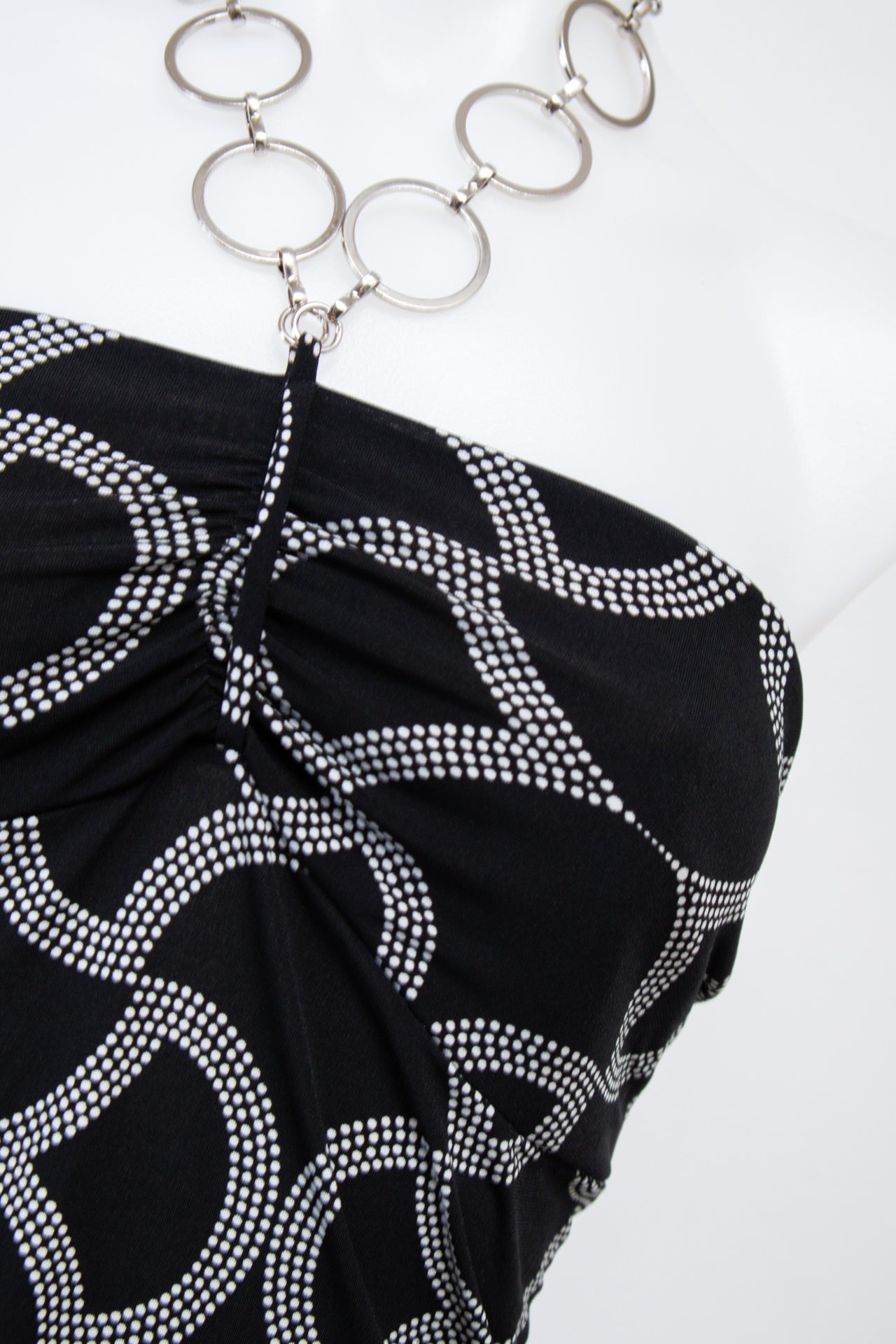 #044 Self Esteem Halter Top Black | c. 207 | Size 8