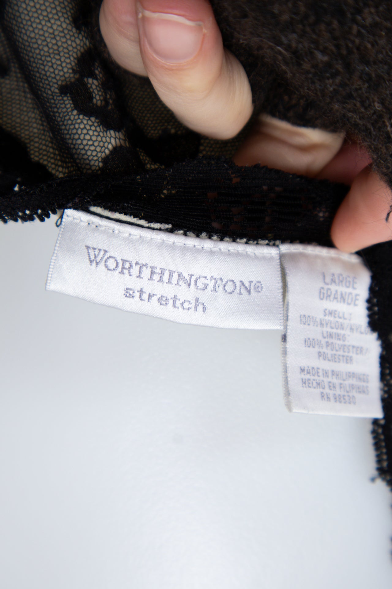 #060 Worthington Stretch Camisole Top Black | c. 200 | Size 12