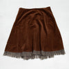 #164 Basil & Maude Skirt Brown | c. 197 | Size 14