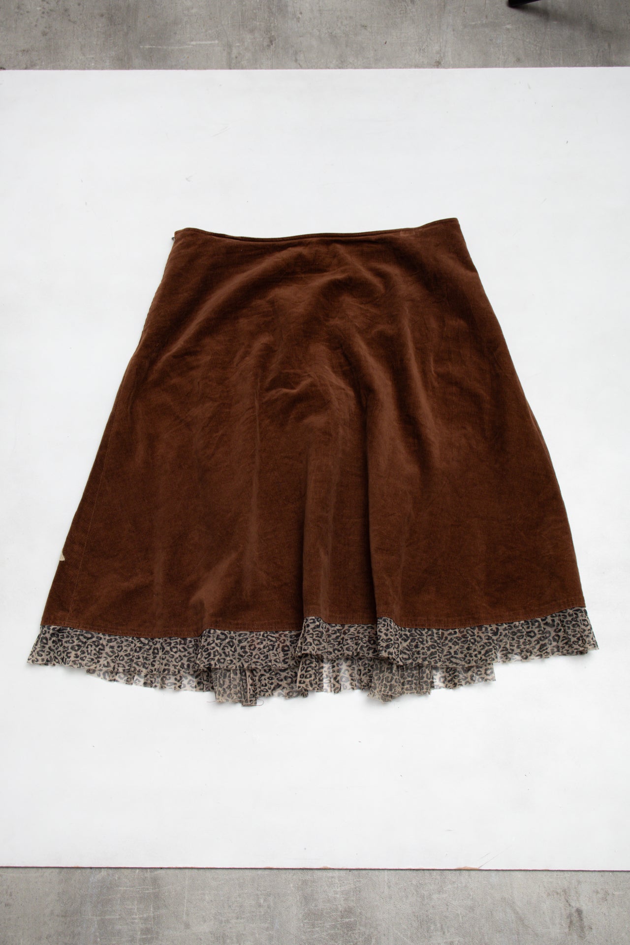 #164 Basil & Maude Skirt Brown | c. 197 | Size 14