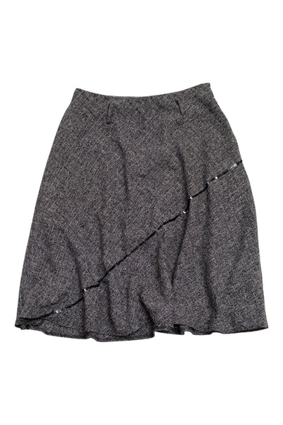 #153 Richard Malcolm Long Skirt Gray | c. 208 | Size 8