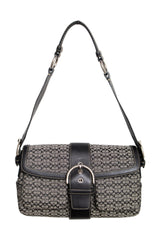 #138 Coach Shoulder Bag Black | c. 177