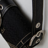 #184 Coach Flat Soho Bag Black | c. 196 | Size