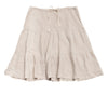 #113 Allen Allen LinenSkirt Beige | c. 193 | Size 10