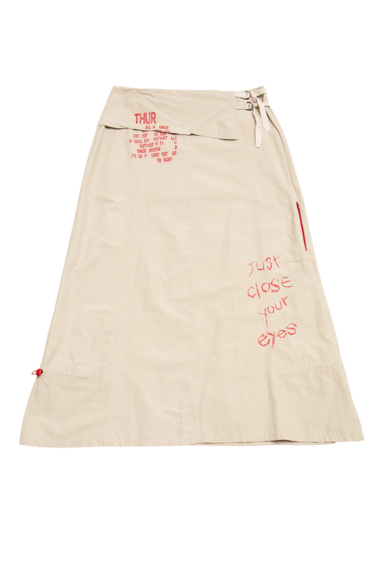 #094 Cache Cache Skirt Beige | c. 203 | Size 8