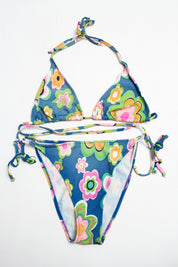 #089 Golden Lady Beachwear Bikini Blue | c. 213 | Size 10