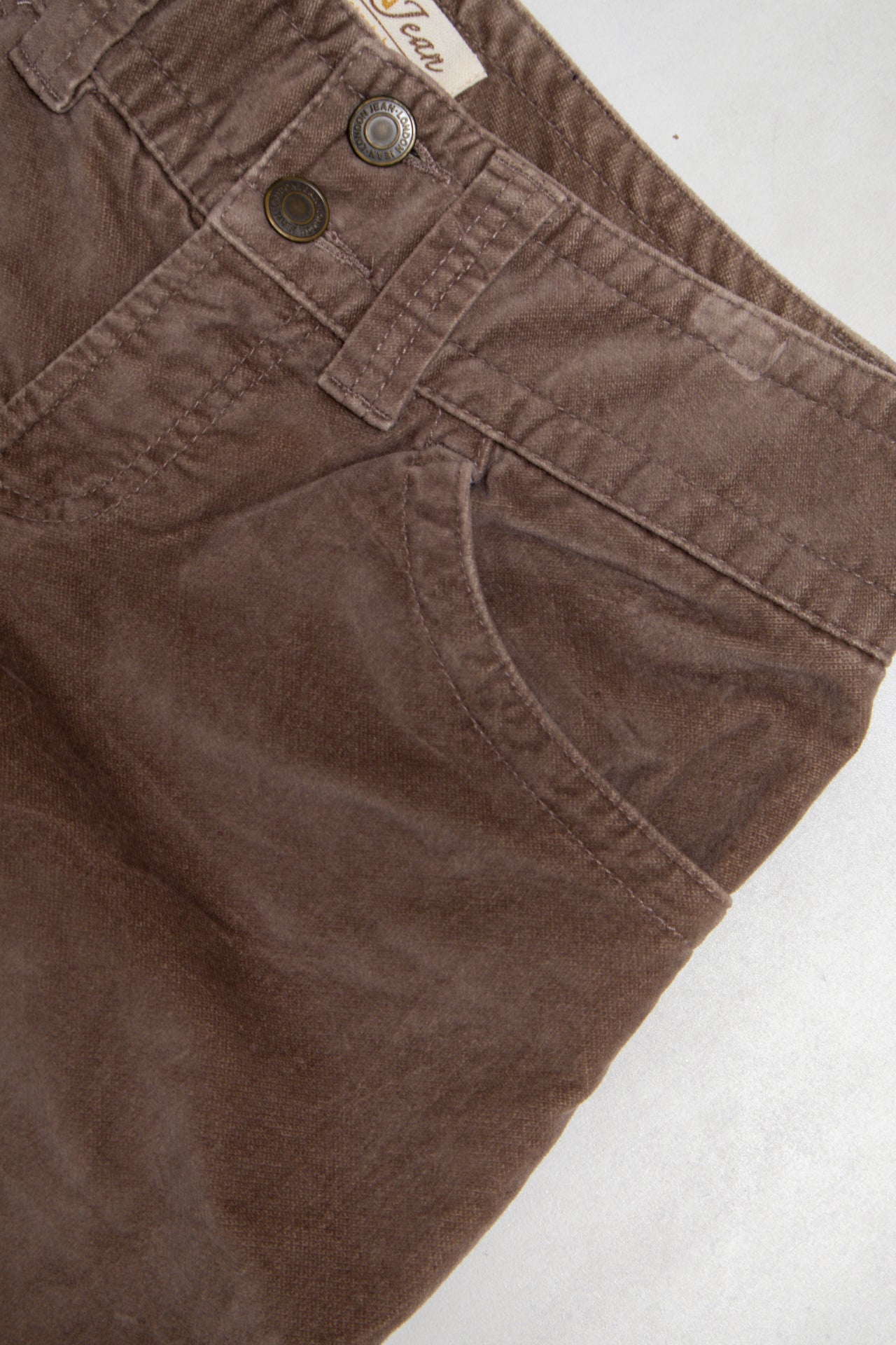#36 London Jean Pants Brown | c. 187 | Size 8