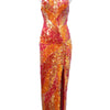 #096 Panoply Halter Top Orange | c. 202 | Size 8
