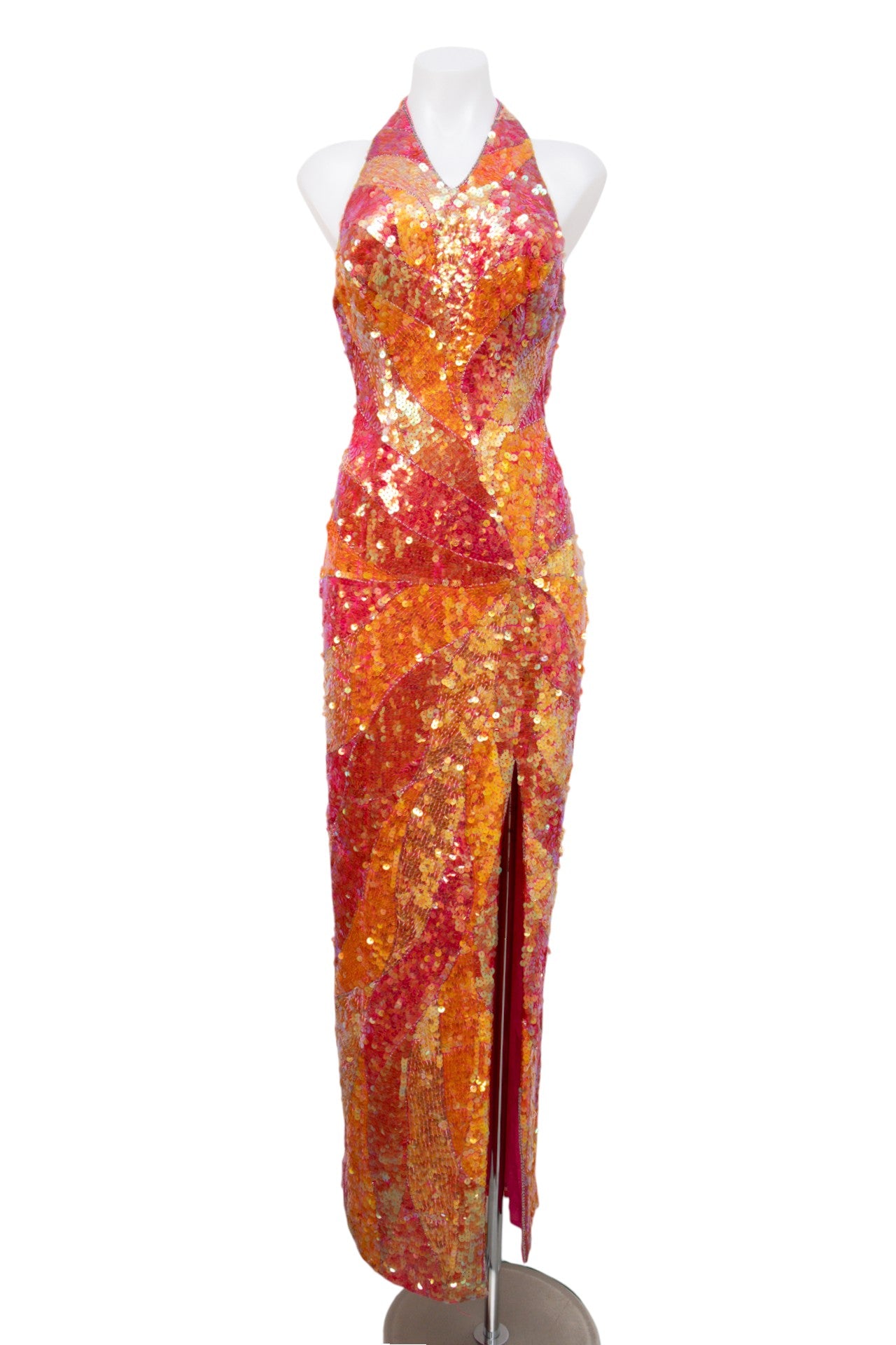 #096 Panoply Halter Top Orange | c. 202 | Size 8